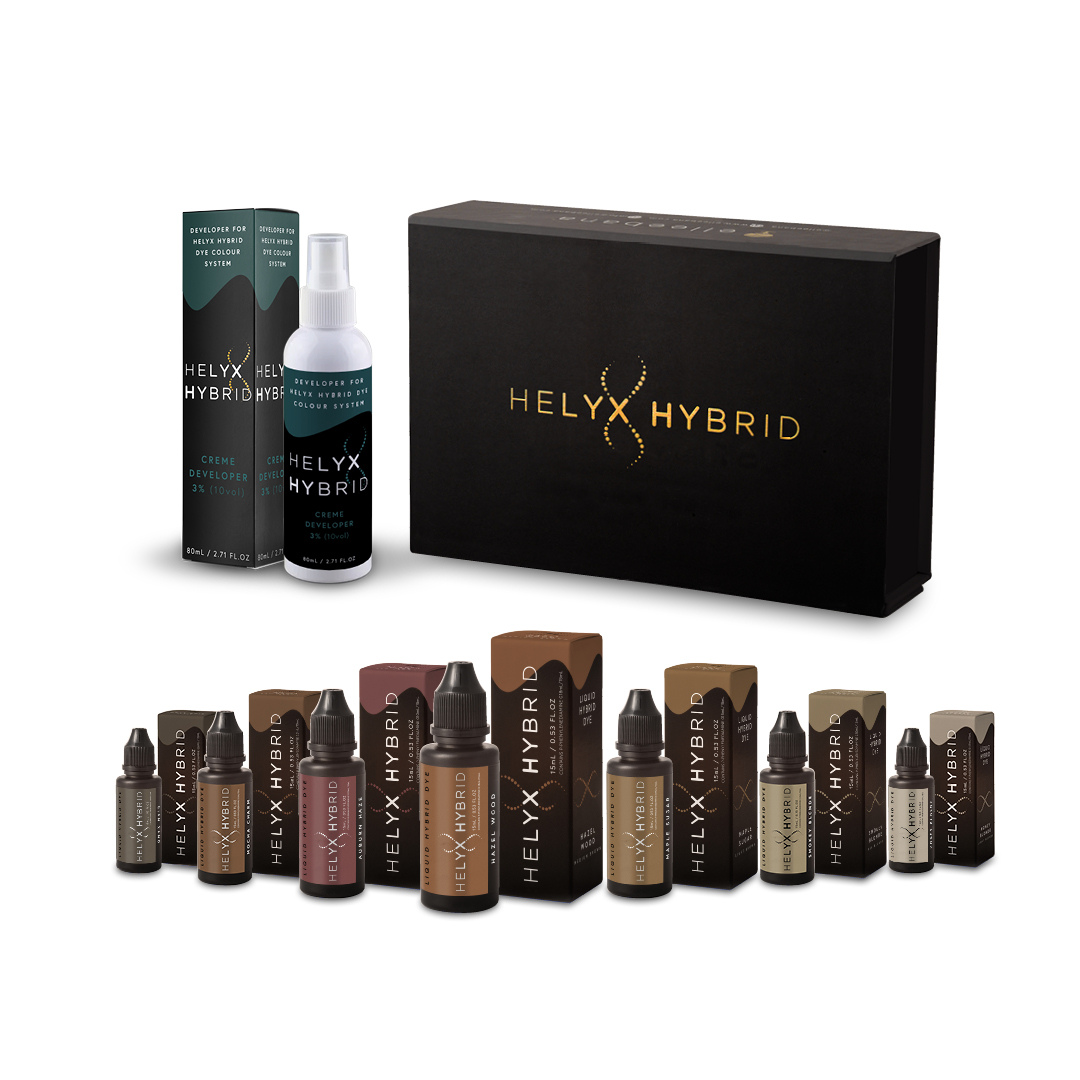 Helyx Hybrid Kit – celoten sistem za popolno barvanje obrvi